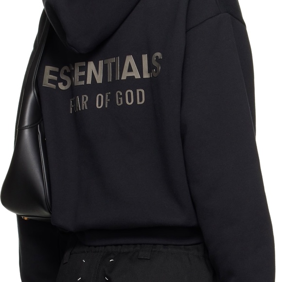 Essentials brand heavy cotton hoodie Adult S shimmer logo. Like New! - Picture 2 of 9